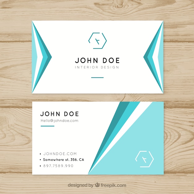 Abstract corporate card