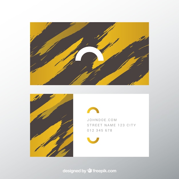 Free Vector abstract corporate card