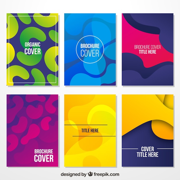 Abstract cover template collection