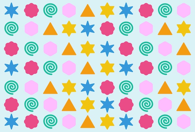 Free vector abstract cute pattern