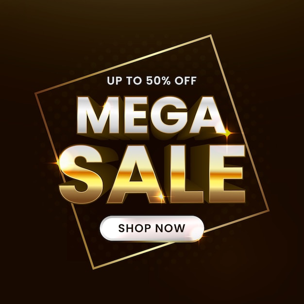 Abstract dark mega sales background