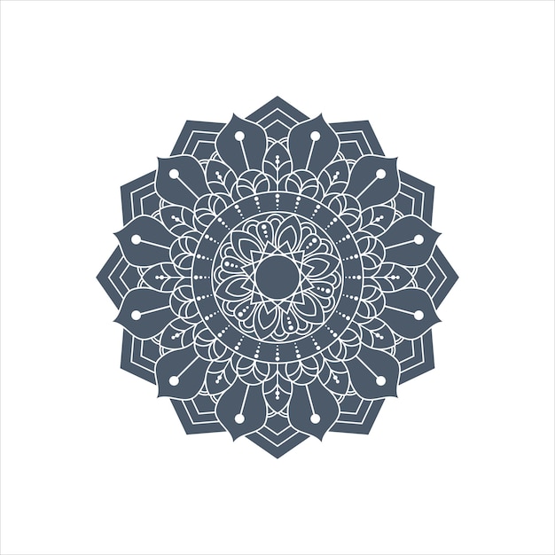 Free Vector abstract decorative mandala on white background