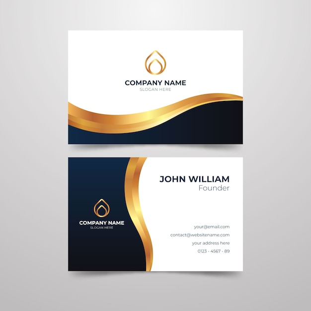 Abstract design for business card