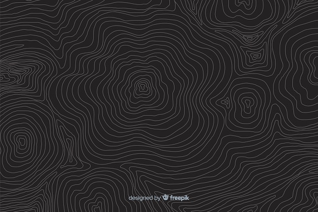 Free vector abstract design of topographic lines background