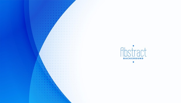 Free Vector abstract and dynamic blue curvy background with halftone effect