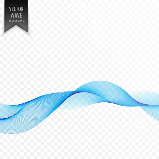 Abstract elegant blue wave background