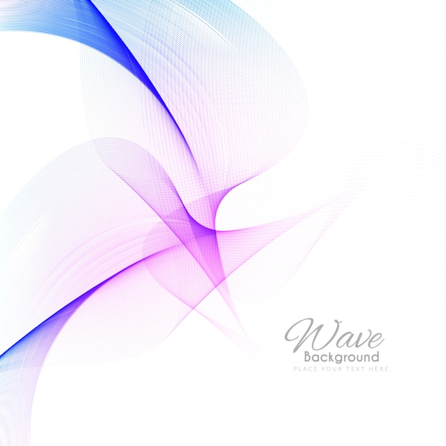 Free Vector abstract elegant colorful wave background