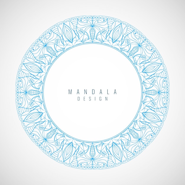 Abstract elegant mandala design background