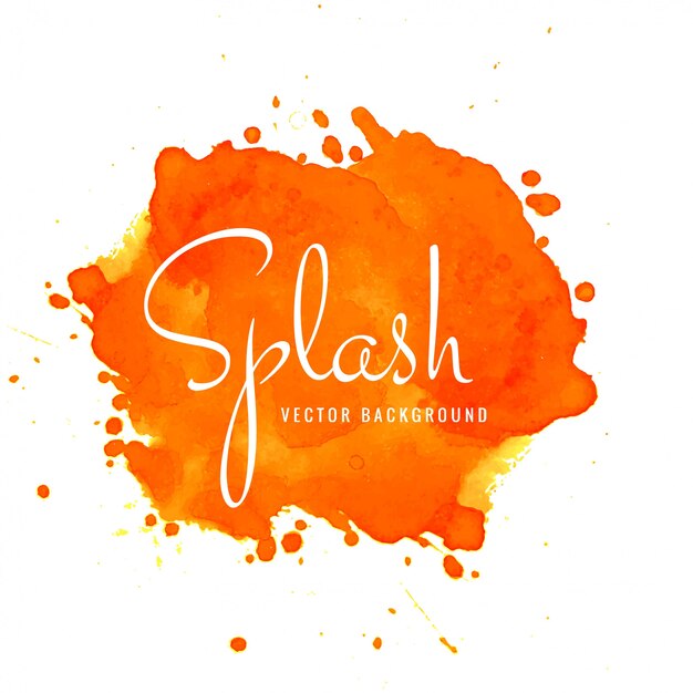 Abstract elegant watercolor splash background