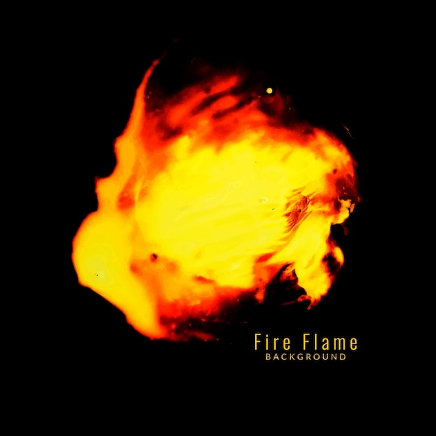 Free Vector abstract fire flame background