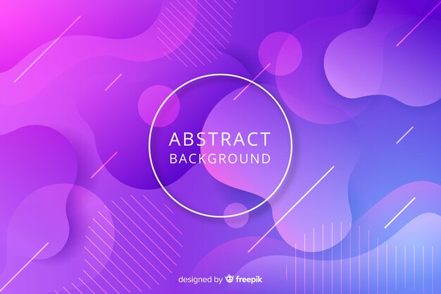 Abstract flat rounded shape background