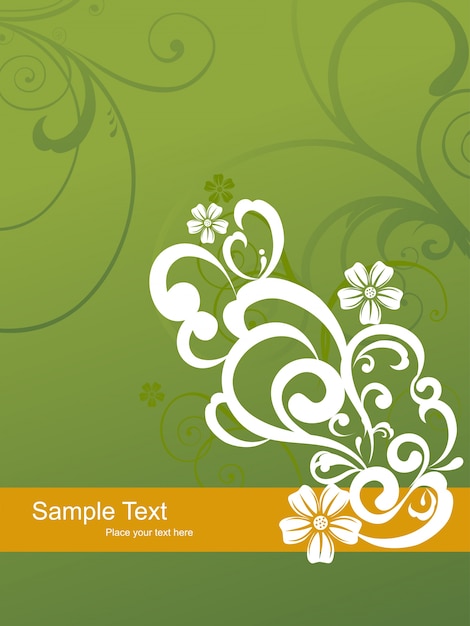 Free Vector abstract floral art