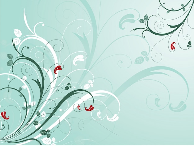 Free Vector abstract floral design