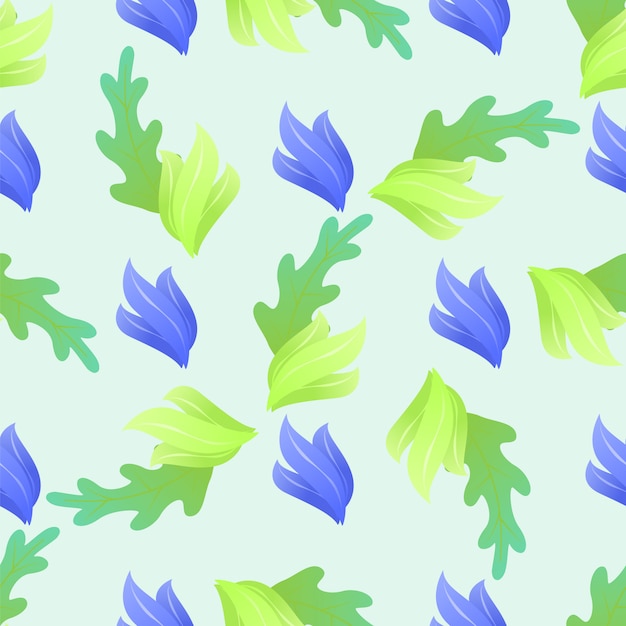 Abstract  Floral Seamless Pattern Background. 