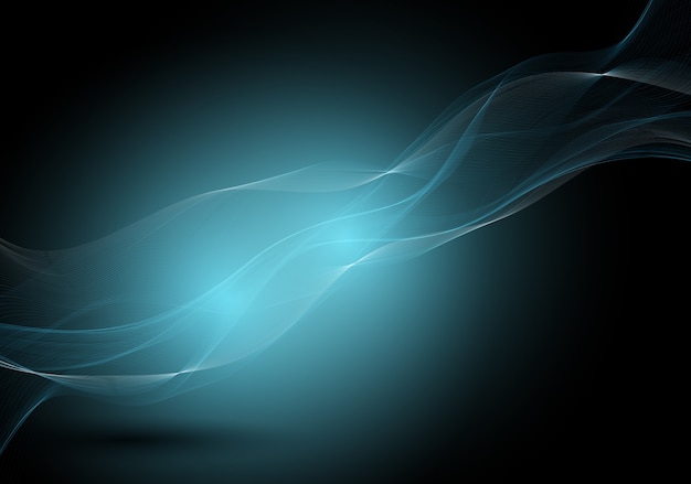 Free Vector abstract flowing lines background