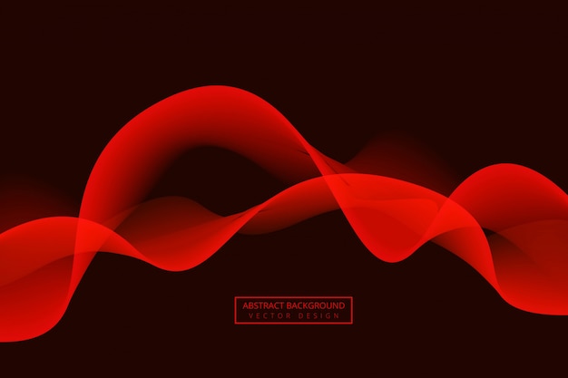 Abstract flowing stylish wave background