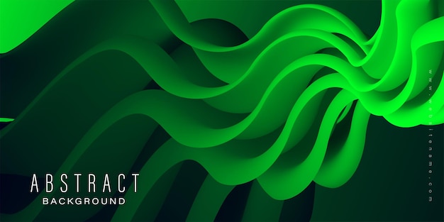 Abstract Fluid Neon Color 3D Effect Background Banner Design Multipurpose