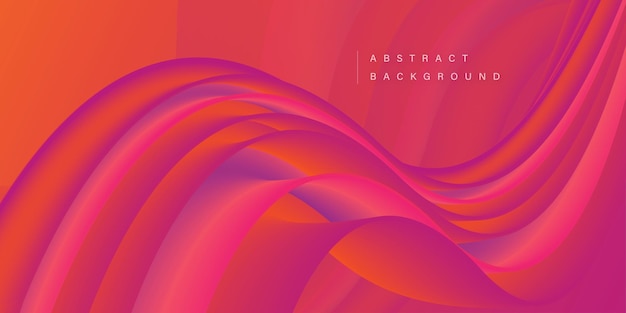 Abstract Fluid Neon Color 3D Effect Business Background Banner Design Multipurpose