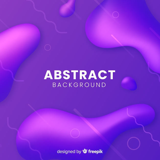 Free Vector abstract fluid shapes background