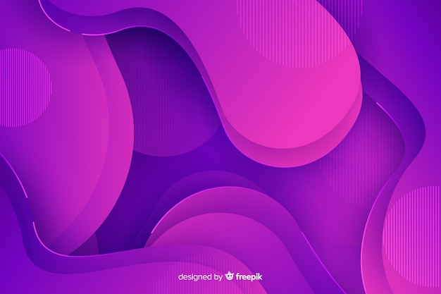 Abstract fluid shapes background