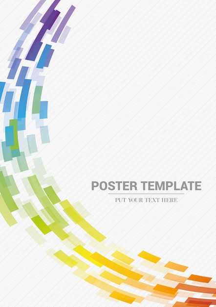 Free Vector abstract flyer template