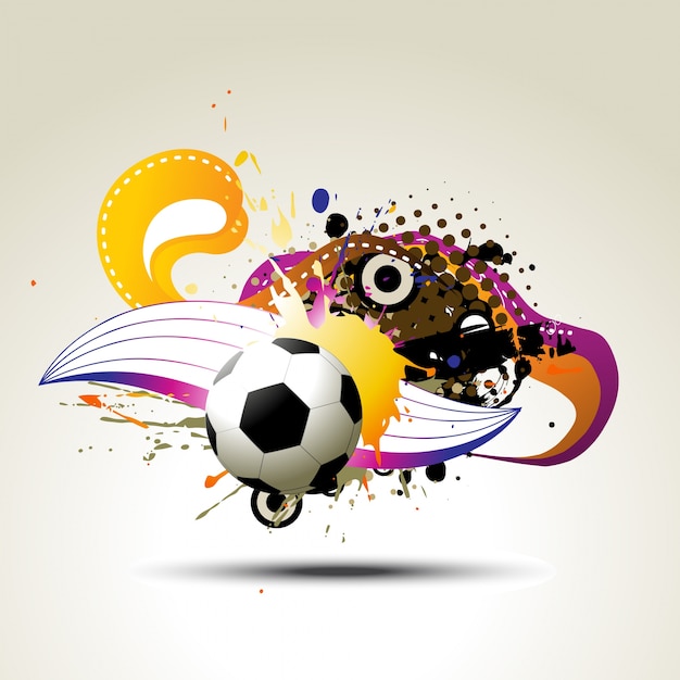 Free vector abstract football background