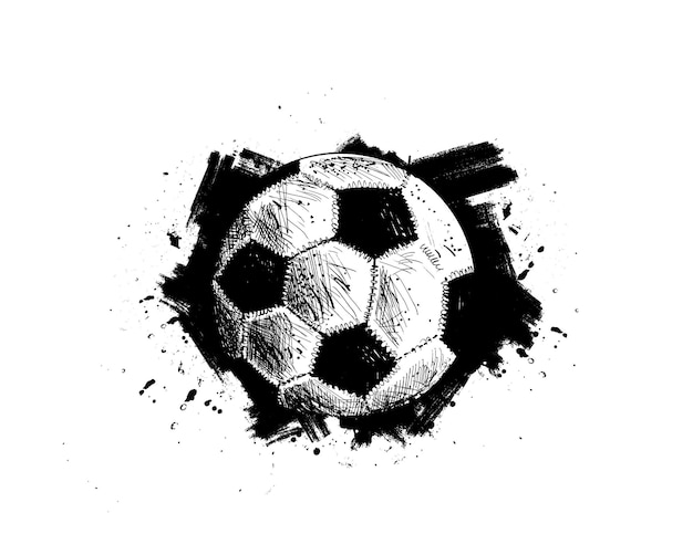 Free vector abstract football design poster background