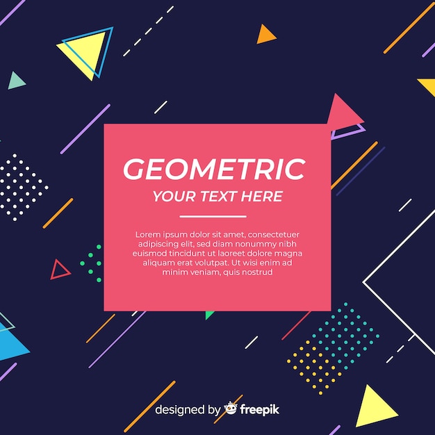 Abstract geometric background