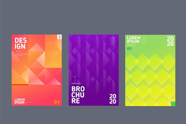 Abstract geometric cover collection