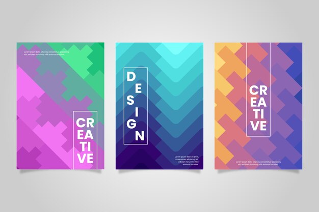 Abstract geometric cover set