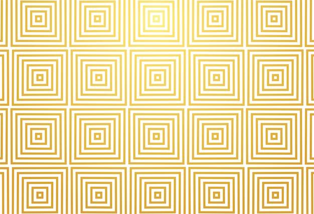 Abstract geometric golden pattern design