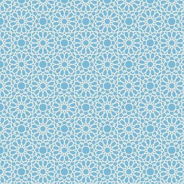 Free vector abstract geometric islamic background