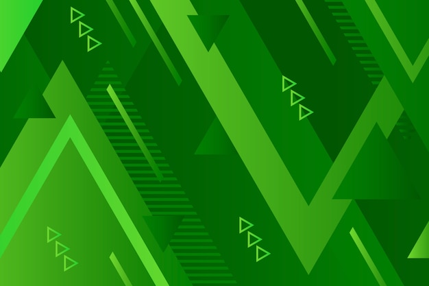 Free vector abstract geometric screensaver in green tones