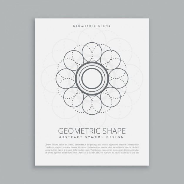 Free vector abstract geometric shape design