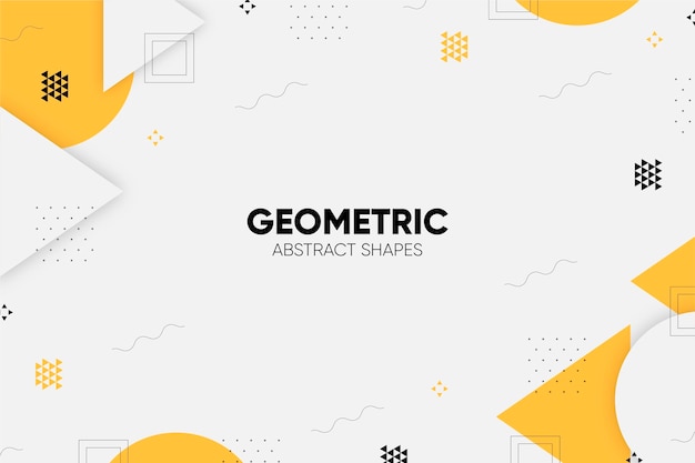 Abstract geometric shapes background