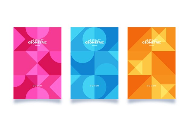 Abstract geometric shapes covers