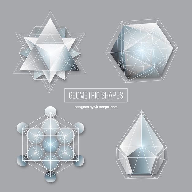 Free vector abstract geometric shapes