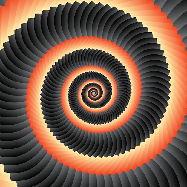 Abstract geometrical concentric swirl background