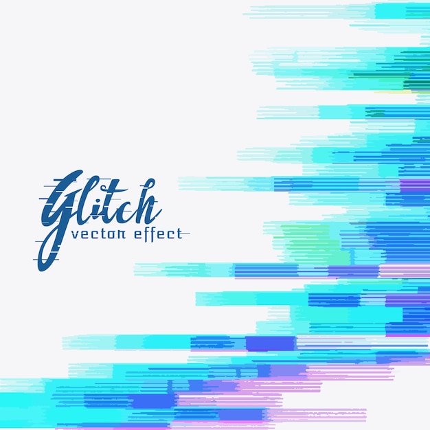 Abstract glitch background design