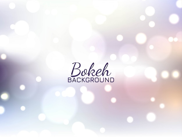 Abstract glowing bokeh light effect background