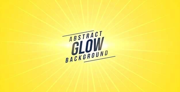 Free Vector abstract glowing lines yellow backdrop with sunbeam motion effect