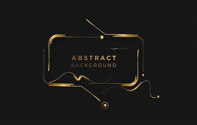 Abstract Golden glowing shiny photo frame vector background. Use for modern design, cover, poster, template, brochure, decorated, flyer, banner.