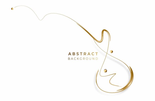 Abstract Golden glowing shiny spiral lines effect vector background. Use for modern design, cover, poster, template, brochure, decorated, flyer, banner.