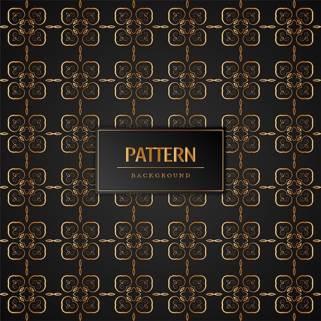 Abstract golden pattern decorative background