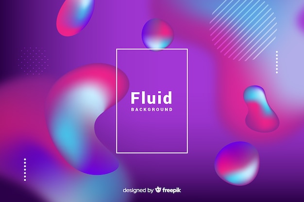 Abstract gradient background with fluid shapes