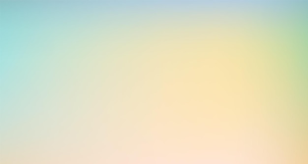 Abstract gradient blue orange panorama. Horizontal vector sunset nature background.