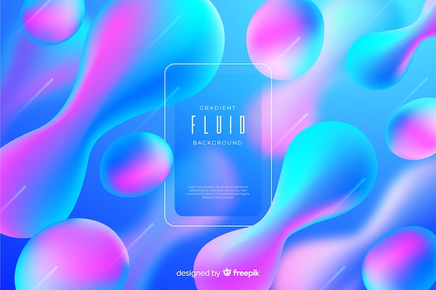 Free Vector abstract gradient fluid background