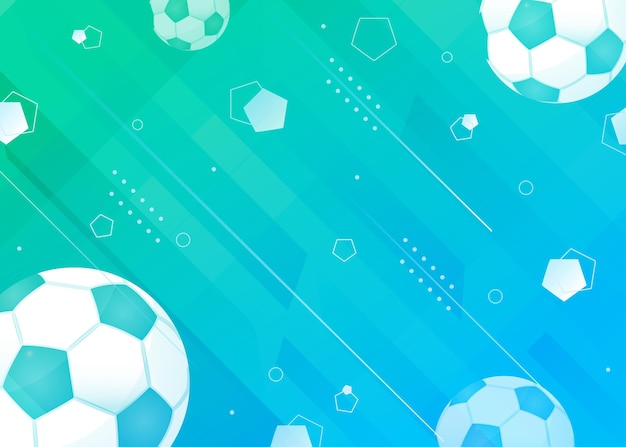 Abstract gradient football background