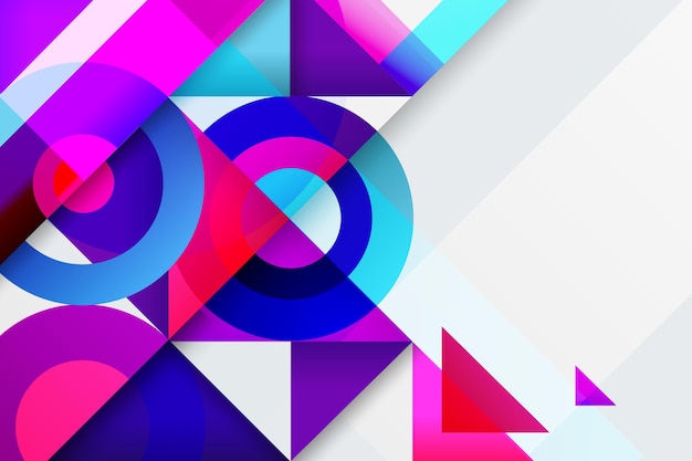 Abstract gradient geometric background