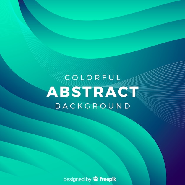 Abstract gradient shapes background